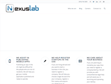 Tablet Screenshot of nexuslab.com